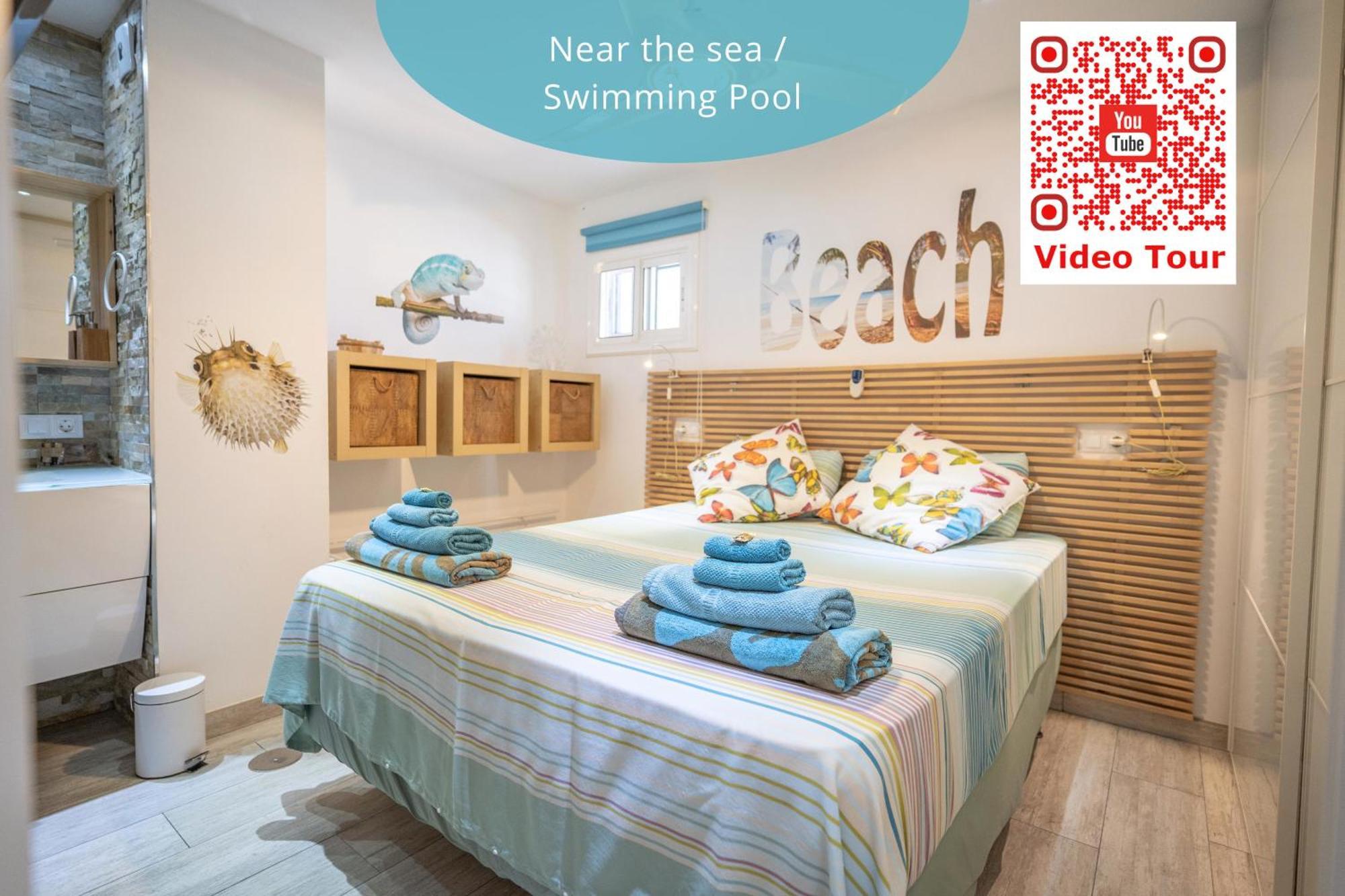 Go2Tenerife Apart'Cala Pool & Beach At 5 Mins Los Cristianos  Ngoại thất bức ảnh
